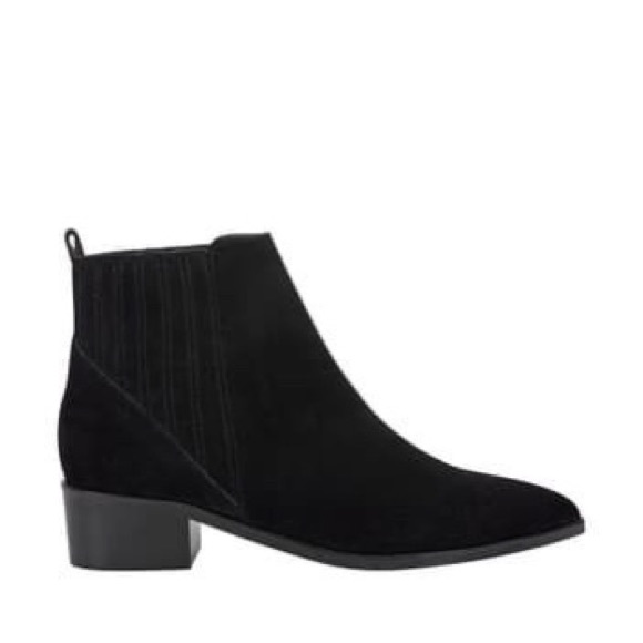 Marc Fisher Shoes - Marc Fisher LTD Yolli Bootie//Black Suede//7.5▪️